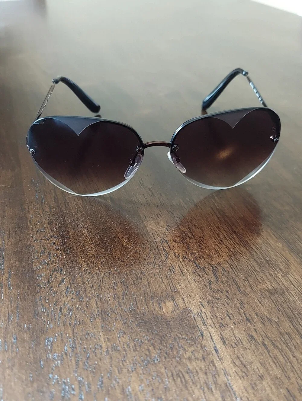 Marc by Marc Jacobs Sunglasses MMJ252/S 59-13-135 Gold Rimless Heart Lenses